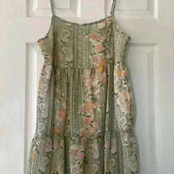 La la land Spaghetti String baby Doll Dress With Lining B24 - Picture 3 of 5